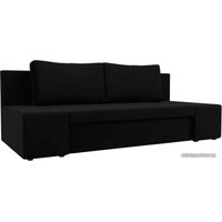 Диван Лига диванов Сан Марко 114023 (микровельвет, черный)