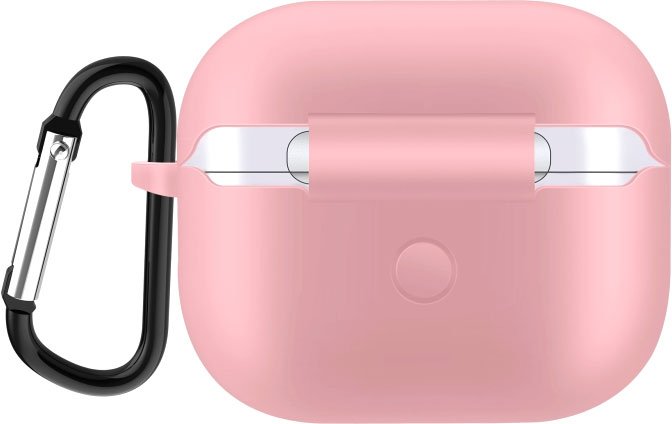 

Чехол Sundays для AirPods 3 с карабином (розовый)