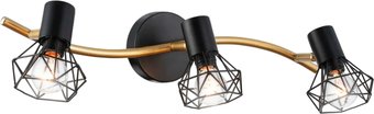 Спот Ambrella light TR8657/3 BK/GD (черный/золото)
