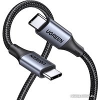 Кабель Ugreen US535 15311 USB Type-C - USB Type-C (1 м, черный)