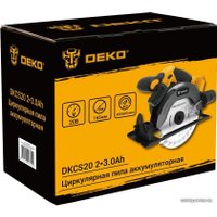 Дисковая (циркулярная) пила Deko DKCS20 063-4024 (с 2-мя АКБ)