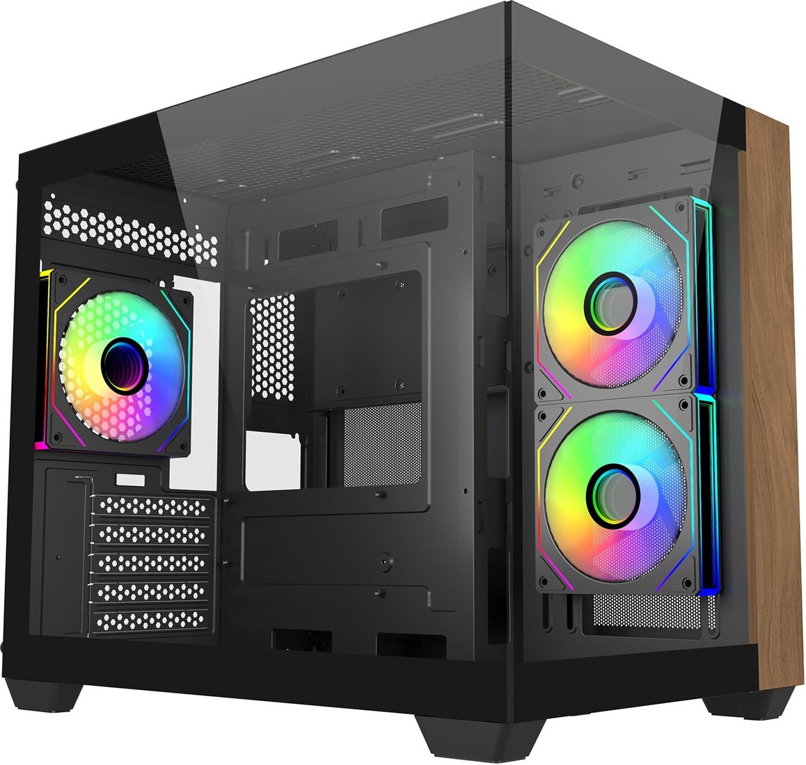 Корпус Cooler Master Elite 481 Wood E481-KHNN-S00
