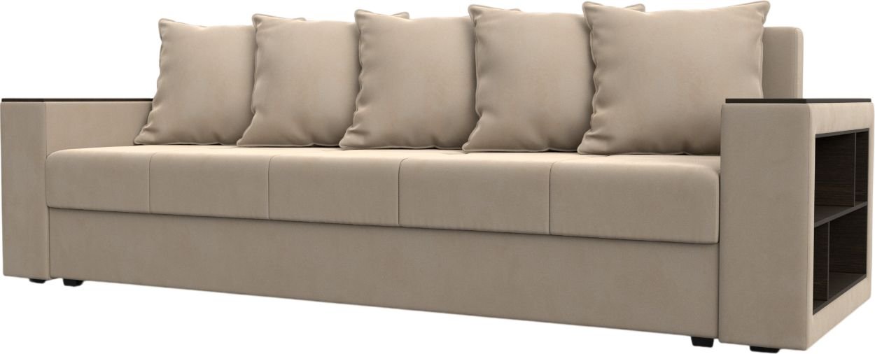 

Диван Лига диванов Дубай Лайт 114369 (велюр бежевый)