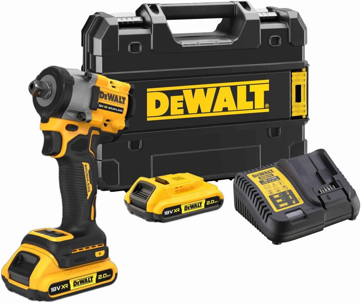 Гайковерт DeWalt DCF922D2T (с 2-мя АКБ, кейс)