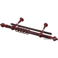 Карниз для штор Legrand Кантри + У-шина 48063468 (1.6 м, красное дерево)