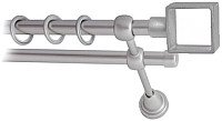 Карниз для штор Lm Decor Куб 177 2р гладкий (сатин, 2.4м)