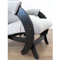 Кресло-глайдер Glider Модель 68 (светло-серый/венге)