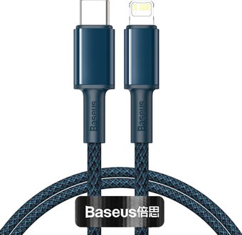 Baseus CATLGD-03 USB Type-C - Lightning (1 м, синий)