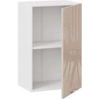 Шкаф навесной Трия Весна 1В45 (белый/кофе с молоком) в Лиде