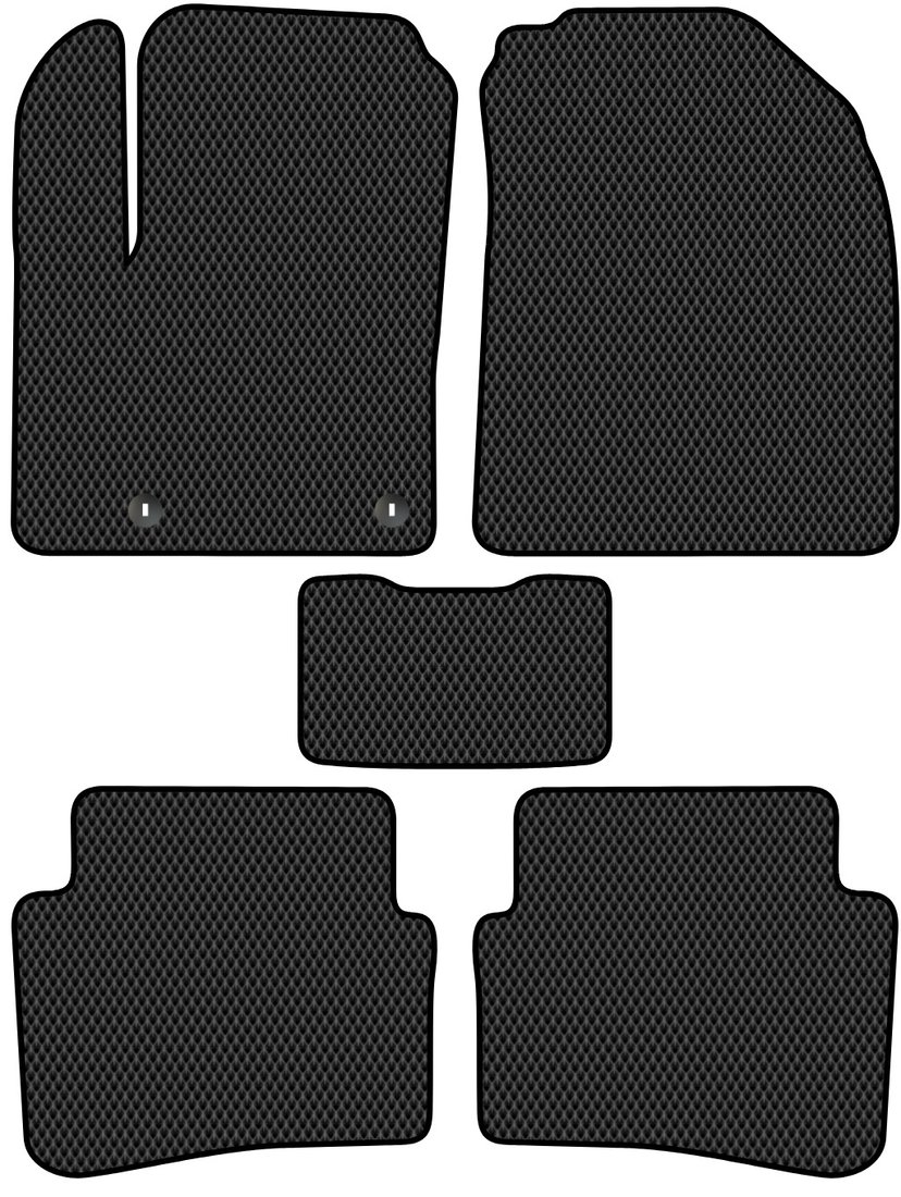 

Комплект ковриков для авто Alicosta Kia Sonet I (suv / QY) 2020 - 2024 (черный, ромб)