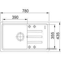 Кухонная мойка Franke Malta BSG 611-78 (белый)