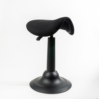 Офисный стул Chair Meister Saddle (пластик черный/ткань черный)