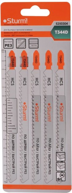 

Набор пильных полотен Sturm 5250304 (5 предметов)