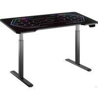 Геймерский стол ErgoSmart Gaming Electric Desk 1360x660x28 (черный/черный)