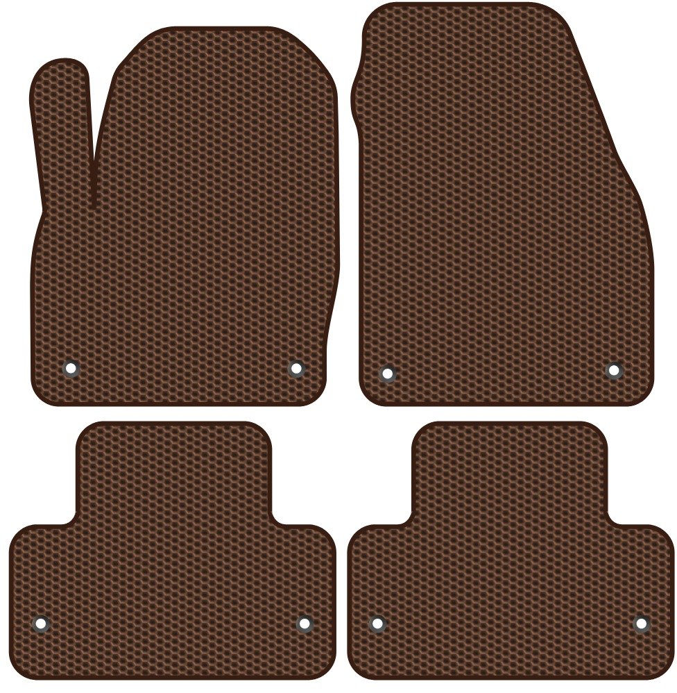 

Комплект ковриков для авто Alicosta Land Rover Range Rover Evoque I (suv, suv 3 дв / L538) 2011 - 2018 (коричневый, сота)