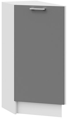 

Шкаф напольный Трия Габриэлла 1Н3Т (белый/титан)