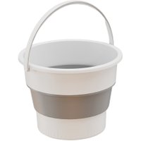 Ведро Sundays TBD0603930501D (10 л, белый/серый)