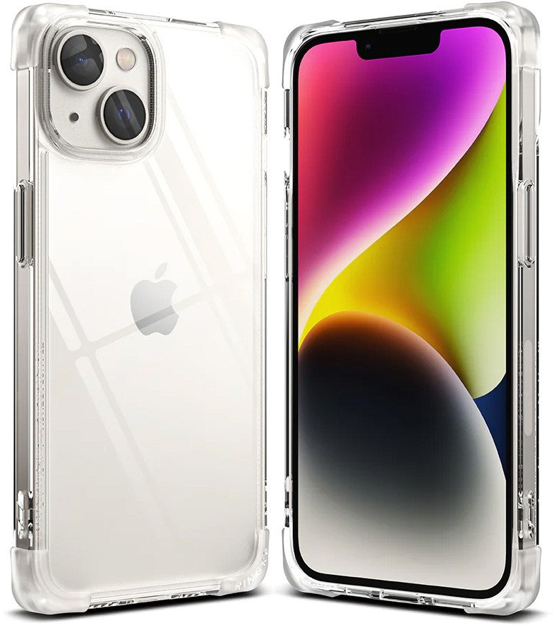 

Чехол для телефона Ringke Fusion Bumper для Apple iPhone 14 Clear
