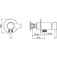 Гигиенический душ Grocenberg GB001 (золото глянец)