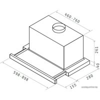 Кухонная вытяжка Elica Elite 26 IX/A/60
