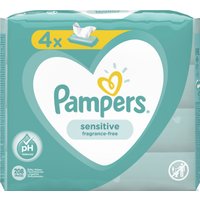 Влажные салфетки Pampers Sensitive (4x52 шт)