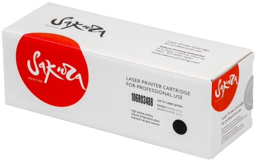 

Картридж Sakura Printing SA106R03488 (аналог Xerox 106R03488)
