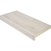 Подоконник VPL Премиум с заглушкой 300x2200 (белый дуб)