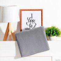 Плед Экономь и Я 7138921 150x200 (светло-серый, 160 г/м2)