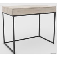 Туалетный столик без зеркала Hype Mebel Авелин 90x40 (черный/древесина белая)