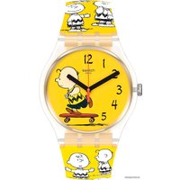 Наручные часы Swatch Peanuts SO29Z101 Pow Wow