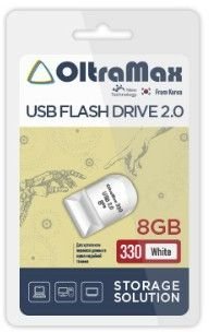 

USB Flash OltraMax 330 8GB (белый)