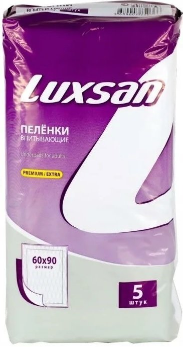 

Пеленки Luxsan Premium Extra 60x90 (5 шт)