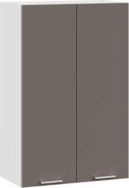 

Шкаф навесной Трия Габриэлла 1ВВ6 с двумя дверями (белый/муссон)