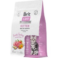 Сухой корм для кошек Brit care Superpremium Kitten с индейкой для котят, беременных и кормящих кошек (здоровый рост) 400 г