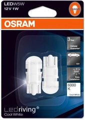 Osram W5W LEDriving Cool White 2шт [2880CW-02B]