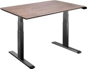 Wooden Unique Ergo Desk 1300х750х27 мм (дуб мореный/черный)