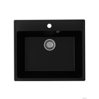 Кухонная мойка Ulgran QUARTZ Forte 580-07 (уголь)