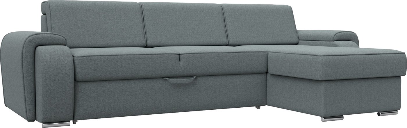 

Угловой диван Лига диванов Лига-025 правый 122889 (рогожка амур серый)