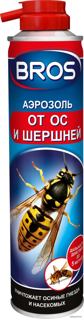 Аэрозоль против насекомых Bros от ос и шершней 300 мл
