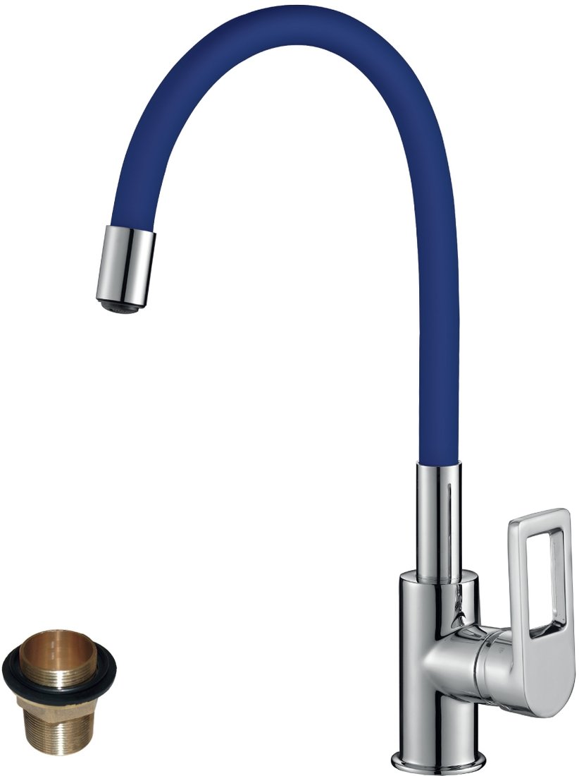 

Смеситель Rossinka Silvermix Z35-35U (синий/хром)