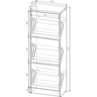 Тумба для обуви Mio Tesoro Бис-3 (белый текстурный) в Гродно