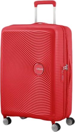

Чемодан-спиннер American Tourister SoundBox Coral Red 67 см