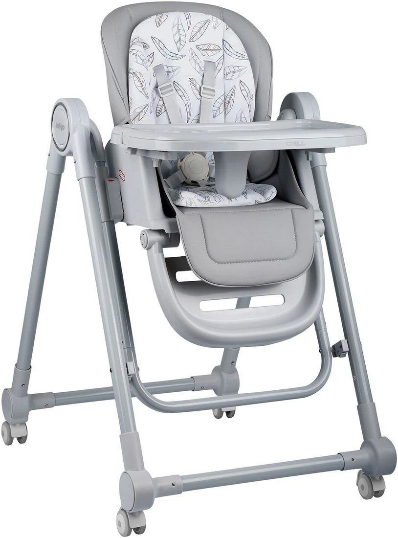 

Высокий стульчик Indigo Chill (серый)