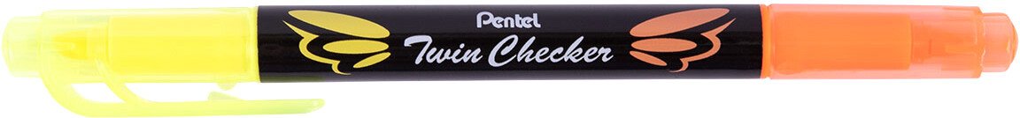 

Текстовыделитель Pentel Twin Checker SLW8-GF