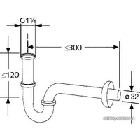 Сифон Kludi 1026505-00