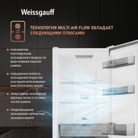 Холодильник Weissgauff WRK 2000 Total NoFrost Inverter White