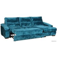 Угловой диван Асмана Форест 160x80 (Plush Izumrud)