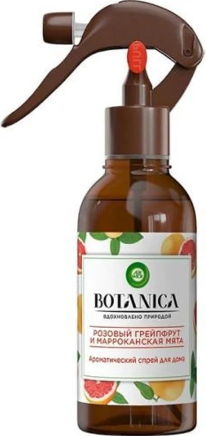 

Спрей парфюмированный Air Wick Botanica 236 мл (розовый грейпфрут и марокканская мята)