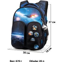 Школьный рюкзак SkyName R9-9 + брелок мячик + значки