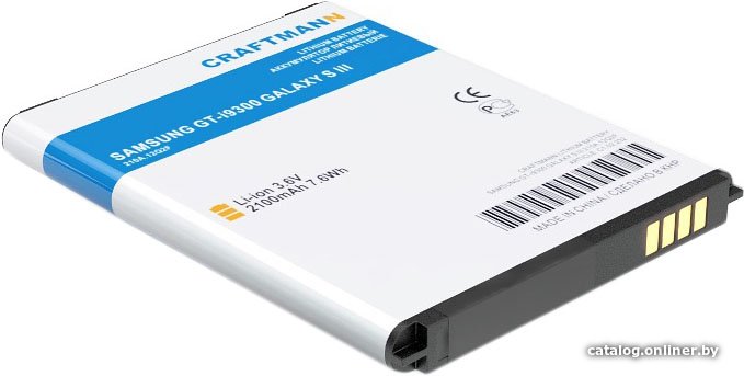 Аккумулятор для телефона Craftmann C1.02.232 (совместим с Samsung EB-L1G6LLU)